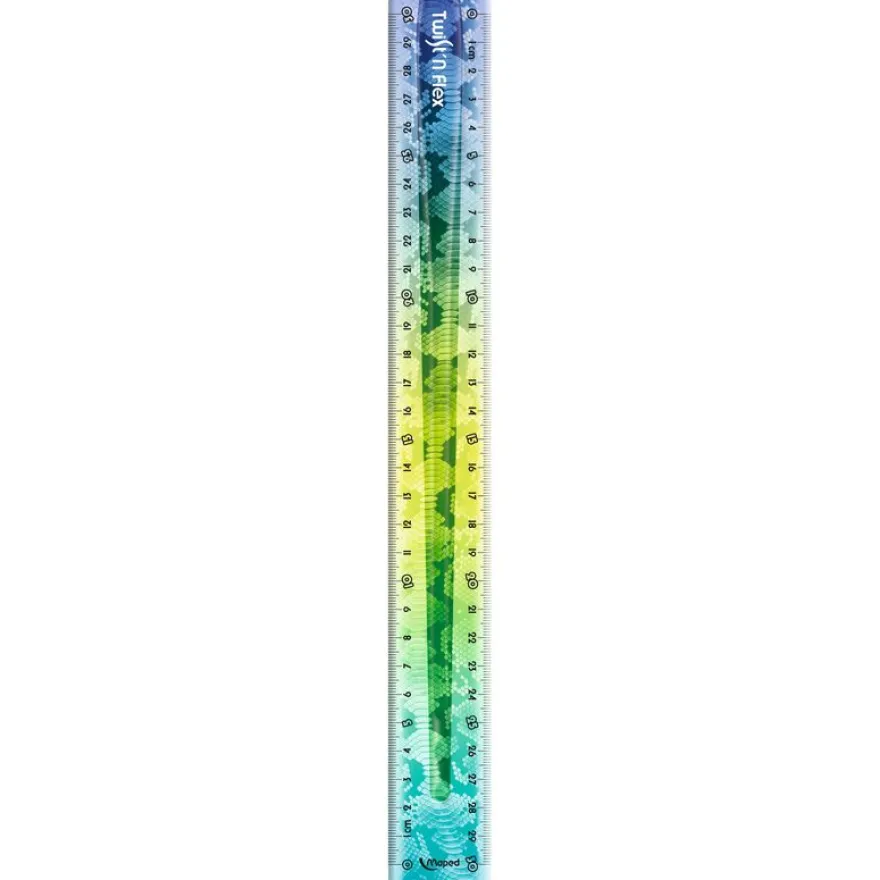 MAPED - Règle plate Twist’n Flex Animal 30 cm - sachet individuel brochable
