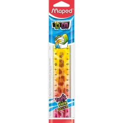MAPED - Règle plate Twist’n Flex Animal 15 cm - sachet individuel brochable
