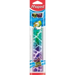 MAPED - Règle plate Twist’n Flex Animal 15 cm - sachet individuel brochable