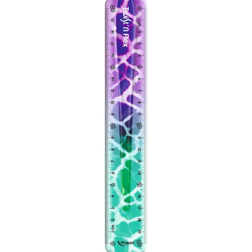 MAPED - Règle plate Twist’n Flex Animal 20 cm - sachet individuel brochable