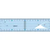 Maped - Règle équerre 2-en-1 - bleu transparent