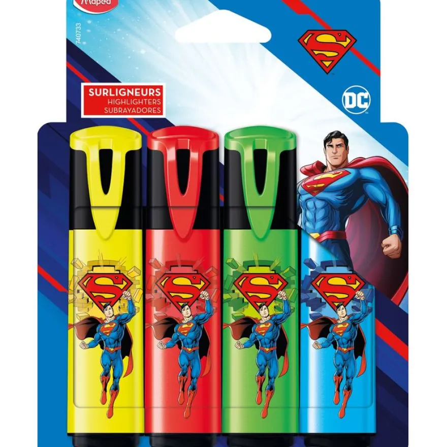 Maped - Superman - 4 surligneurs