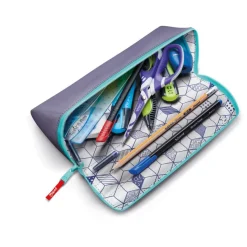Maped - Trousse à ouverture XXL Basic - violet - réversible et personnalisable