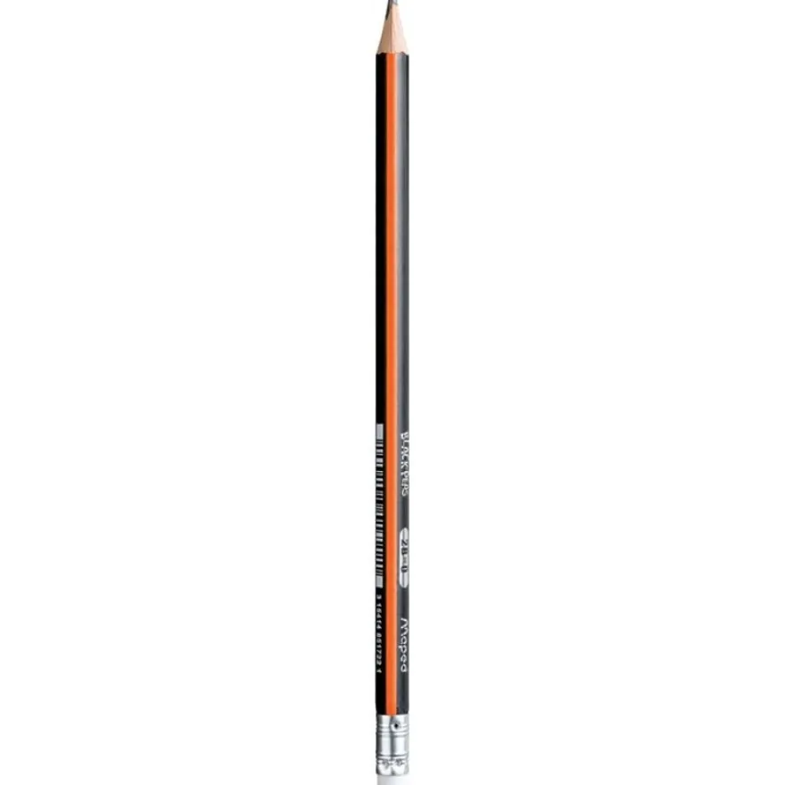 Maped Black'Peps - Crayon à papier - 2B - 2,2 mm - embout gomme