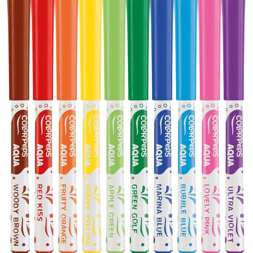 Maped Color'Peps - 10 Feutres aquarellables + 1 pinceau à réserve