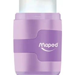 Maped Connect Pastel - Taille-crayons 2 trous Gomme 2-en-1 - disponible dans différentes couleurs