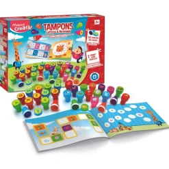 Maped Creativ _ Coffret 52 tampons Lettres & Animaux