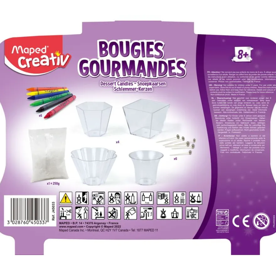 MAPED CREATIV - MALLETTE BOUGIES GOURMANDES