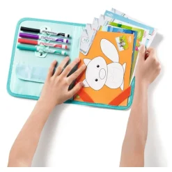 Maped Creativ Travel Board - Kit ardoise voyage animaux - jeux effaçables