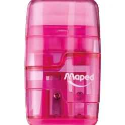 Maped DUO Connect - Taille crayon / gomme - 2 trous - disponible dans différentes couleurs