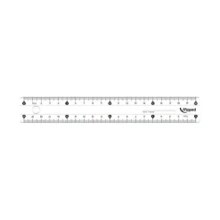 Maped Essentials 146 - Règle plate - 20 cm - plastique translucide