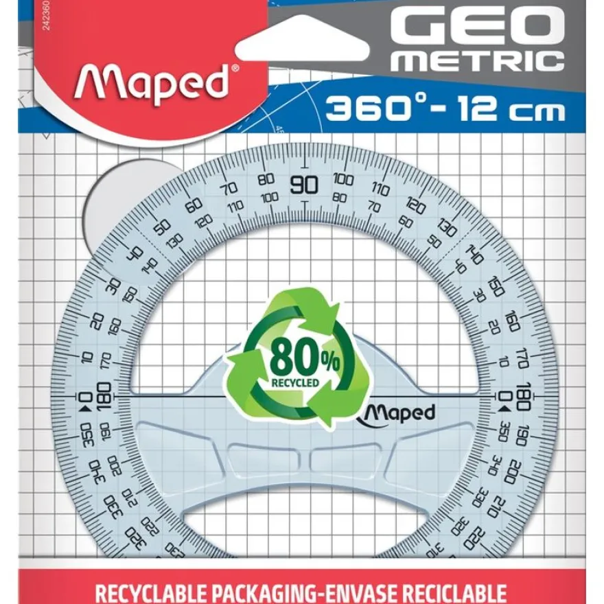 Maped Geometric - Rapporteur 12 cm - 360°