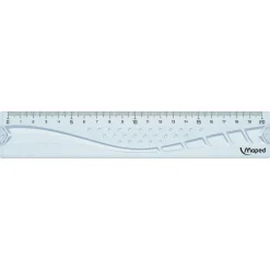 Maped Geometric - Règle 20 cm - transparente