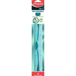 Maped Incassable - Règle triple décimètre 30 cm - incassable - disponible dans différentes couleurs