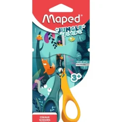 Maped Jungle Fever - Ciseaux VIVO 12 cm (blister 100% carton) - disponible dans différentes couleurs