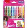 Maped Licence Barbie - 12 Feutres en pochette carton