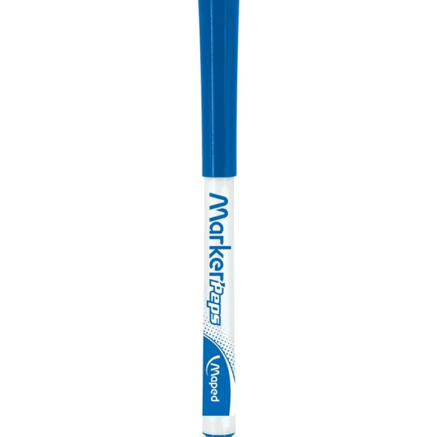 Maped Marker'Peps - Pack de 2 marqueurs effaçables - pointe fine - bleu