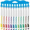 Maped Marker'Peps - Pack de 12 marqueurs effaçables - pointe moyenne - couleurs amusantes assorties
