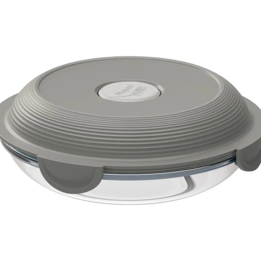 Maped Picnik Concept Adult - Assiette à déjeuner en verre 700 ml - gris