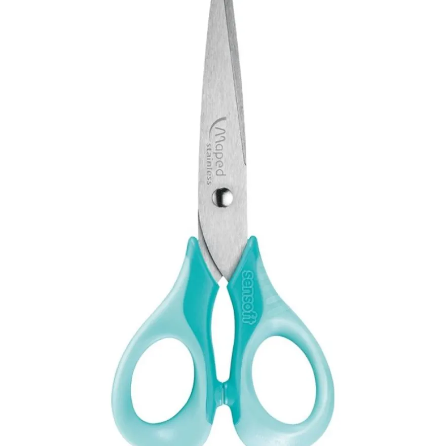 Maped Sensoft 3D Pastel - Ciseaux bouts ronds - 13 cm - disponible dans différentes couleurs