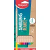 Maped Smiling Planet - 12 Crayons de couleur en bois