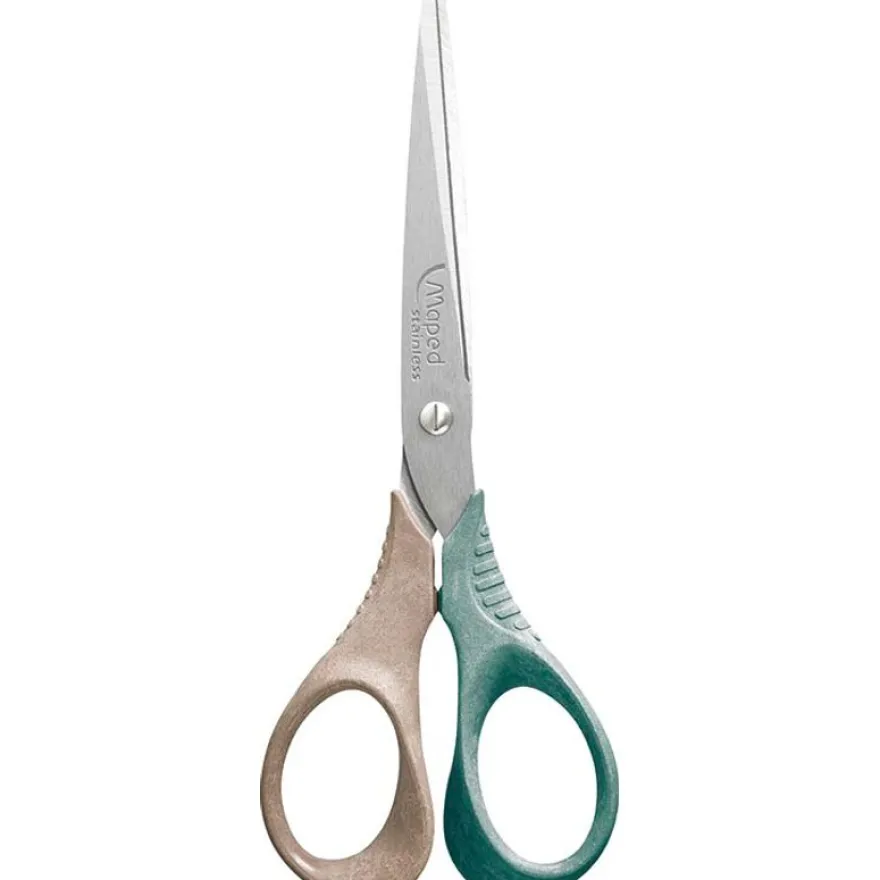 Maped Smiling Planet - Ciseaux Shape 16 cm - disponible dans différentes couleurs - en bois