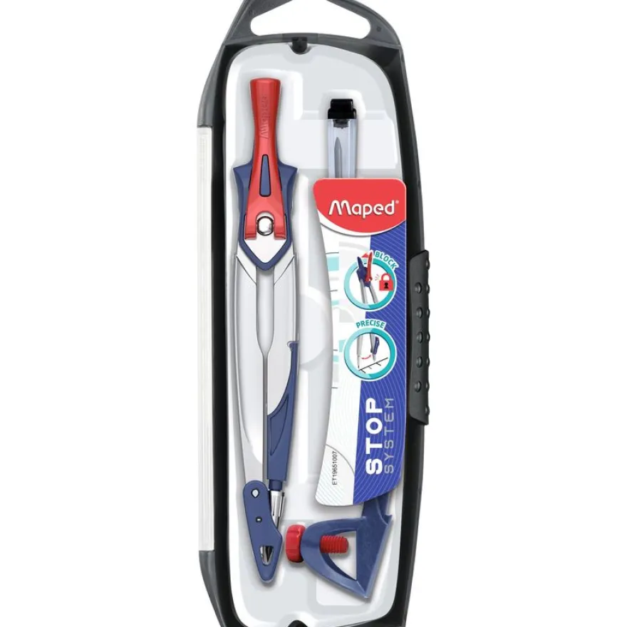 Maped Stop System - Coffret compas 3 pièces
