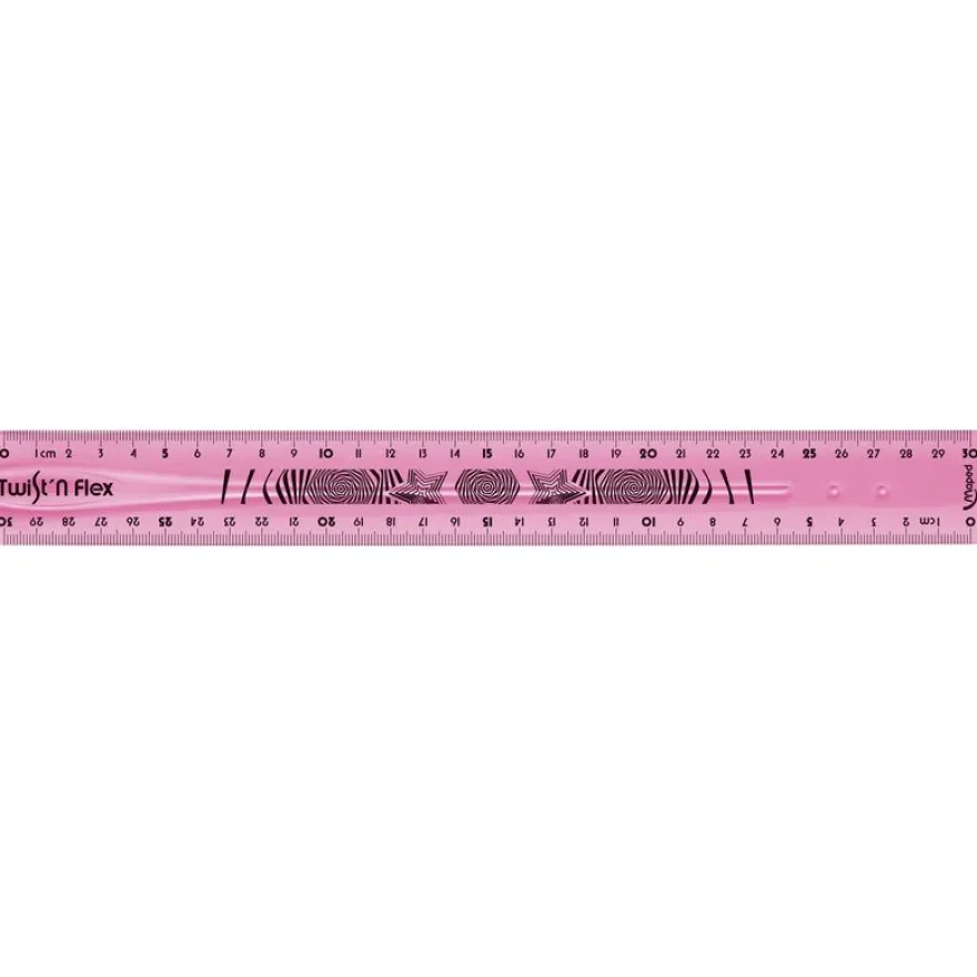 Maped Twist'n Flex - Règle flexible 30 cm - disponible dans différentes couleurs