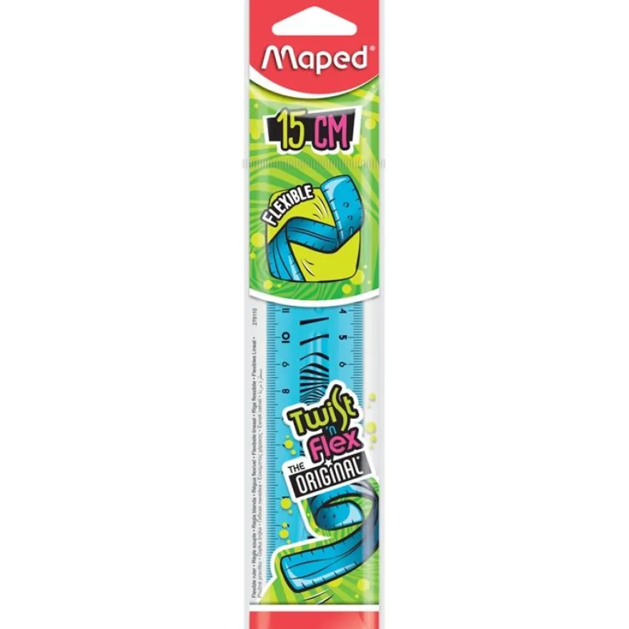 Maped Twist'n Flex - Règle flexible 15 cm - disponible dans différentes couleurs