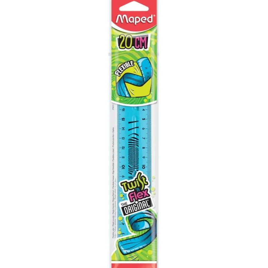 Maped Twist'n Flex - Règle flexible 20 cm - disponible dans différentes couleurs