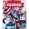 MARVEL AVENGERS - MON GROS COLORIAGE + STICKERS !(FALCON ET CAPTAIN MARVEL)