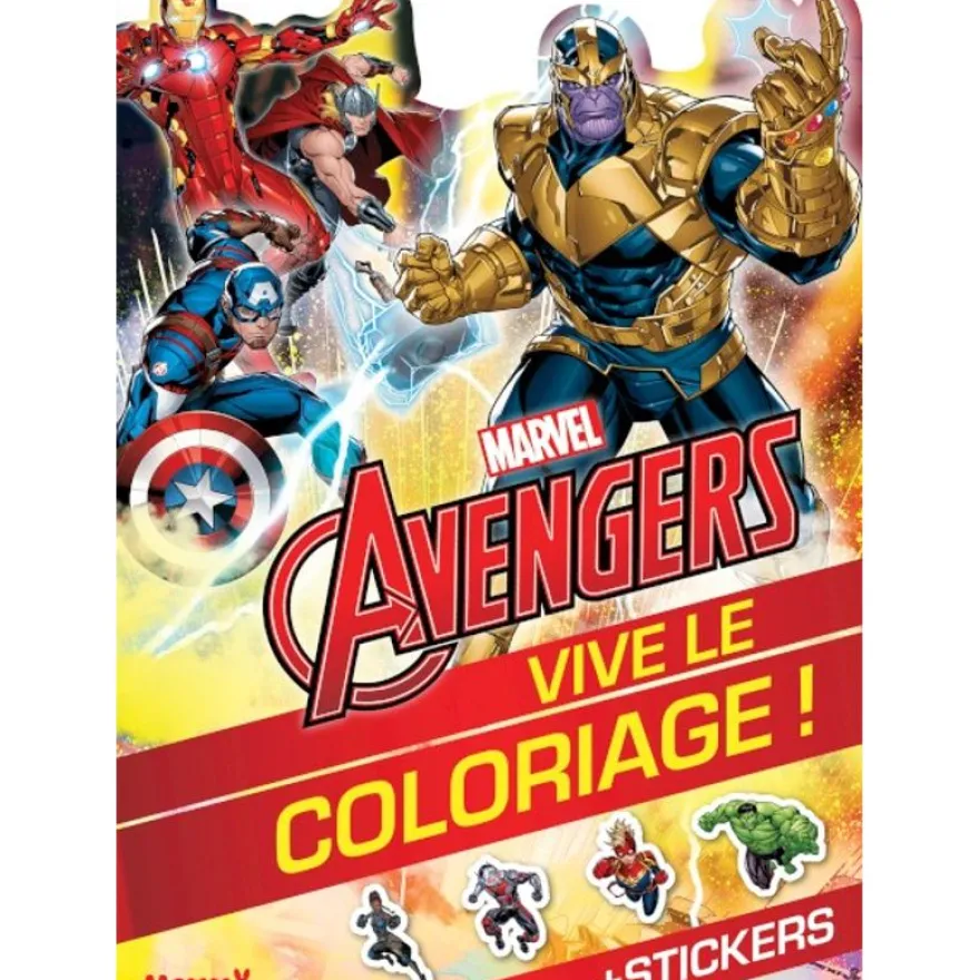 Marvel Avengers - Vive le coloriage ! (Thanos et Avengers)