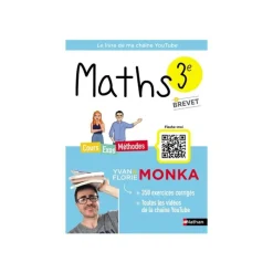 Maths avec Yvan & Florie Monka - Brevet - Programme de 3ème - livre d'exercices