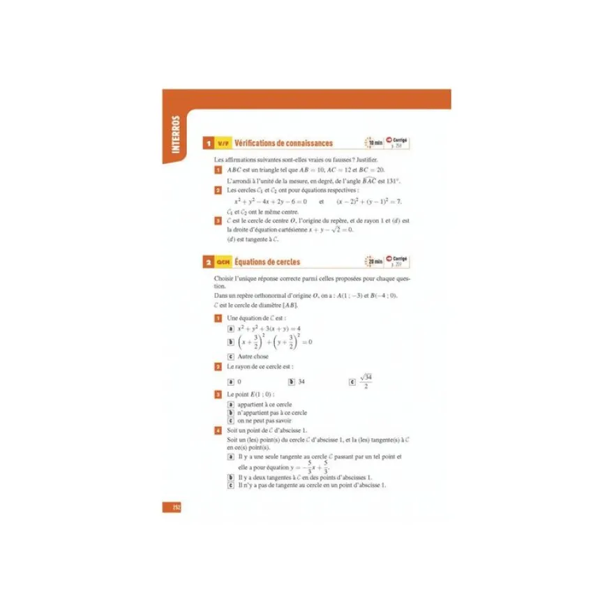 Maths Première - Les vrais exos du BAC - + de 100 exercices avec corrigés détaillés - par Pasquet Stéphane, Maurette Eric