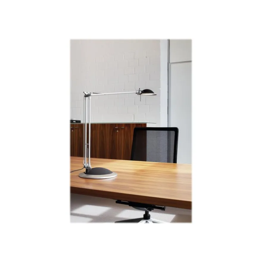 MaulBusiness - Lampe de bureau LED intégré - basse consommation 11W - argent
