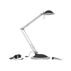 MaulBusiness - Lampe de bureau LED intégré - basse consommation 11W - argent