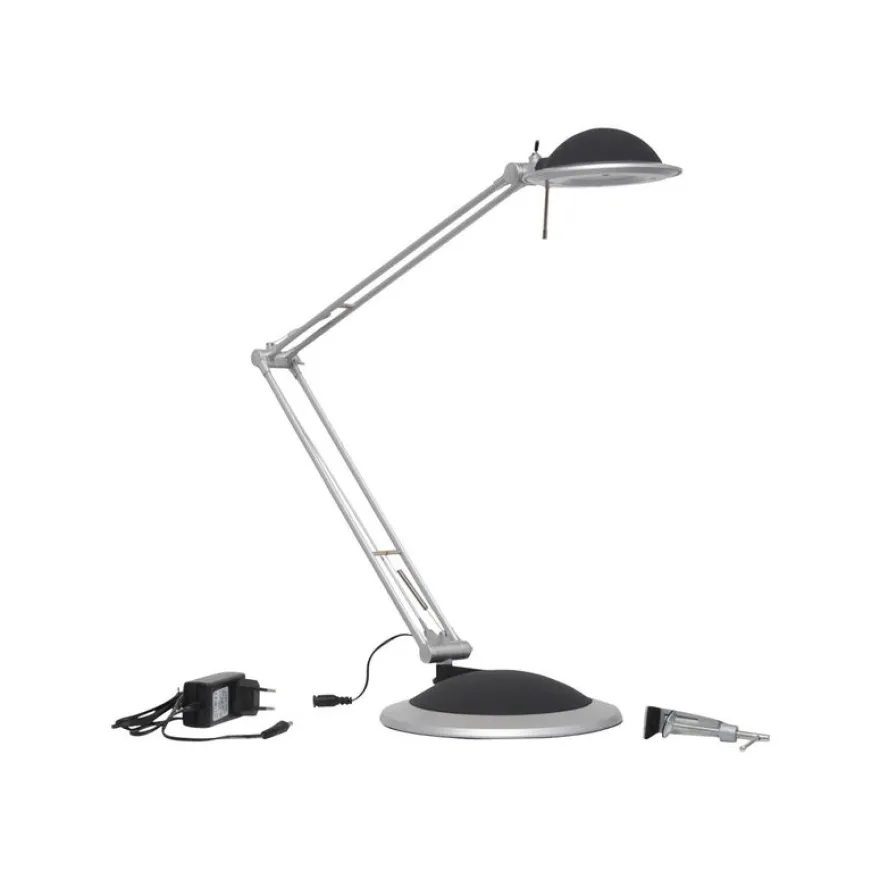 MaulBusiness - Lampe de bureau LED intégré - basse consommation 11W - argent