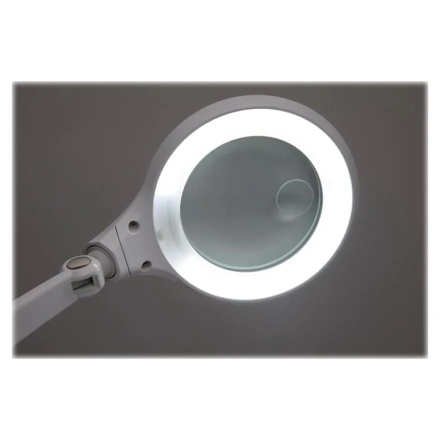 MAULiris - Lampe loupe à Led - 10 cm diamètre - agrandissement : 1.75x - 7 W - blanc