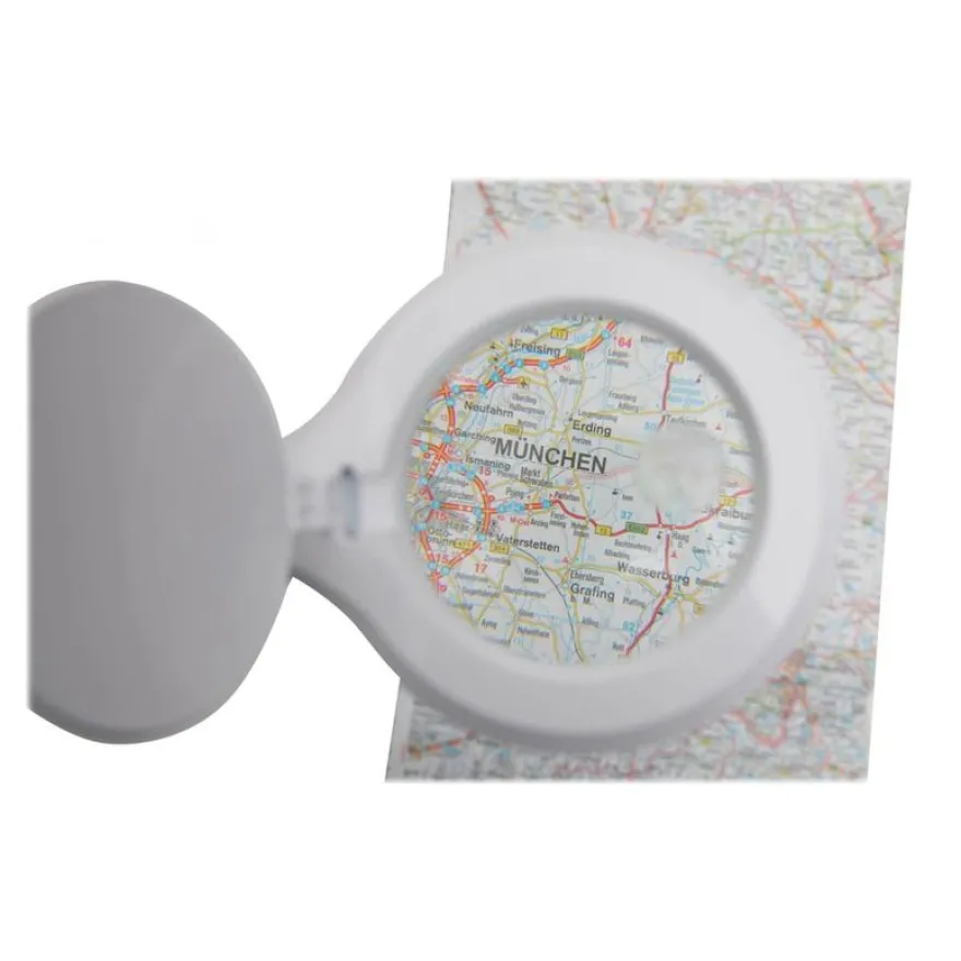 MAULiris - Lampe loupe à Led - 10 cm diamètre - agrandissement : 1.75x - 7 W - blanc