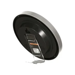 MaulRun - Horloge - mécanisme radio pilotée - 25 cm - blanc argenté