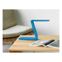 MaulZed - Lampe de bureau mobile LED - réglable - bleu clair