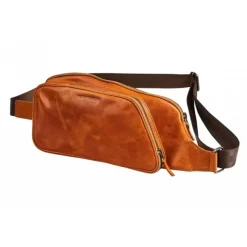 Maverick - Sac bandoulière porté travers cuir - cognac