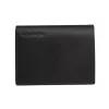 Maverick All Black - Portefeuille - RFID, avec pochette à monnaie - cuir de vachette pleine fleur tanné végétal - noir