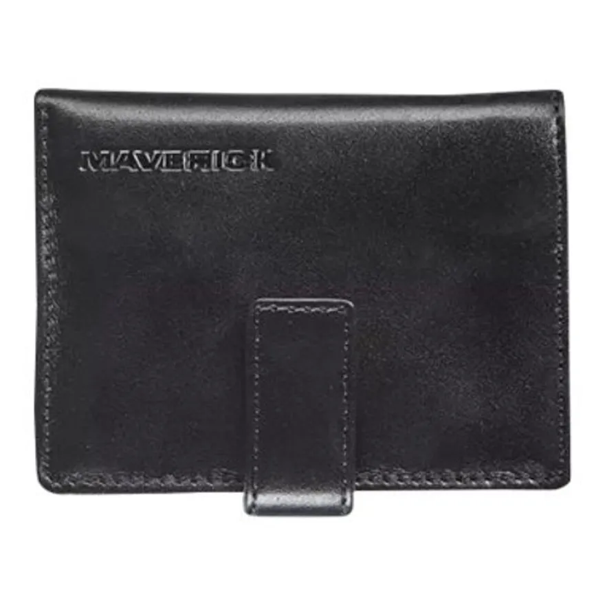 Maverick All Black - portefeuille super compact RFID - noir