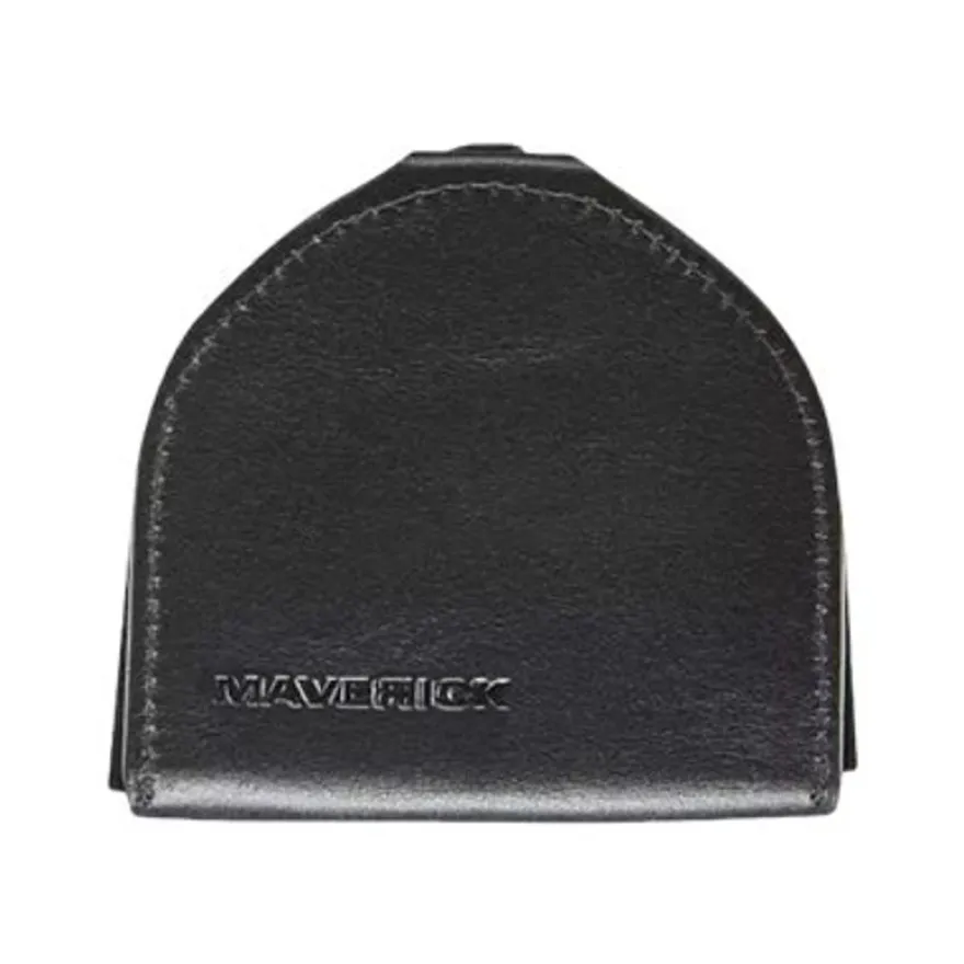 Maverick All Black - portefeuille - forme fer à cheval - noir