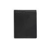 Maverick All Black - Portefeuille - billfold RFID with 2 banknote pockets - cuir de vachette pleine fleur tanné végétal - noir
