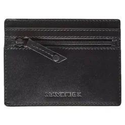 Maverick All Black - portefeuille avec poche RFID - noir