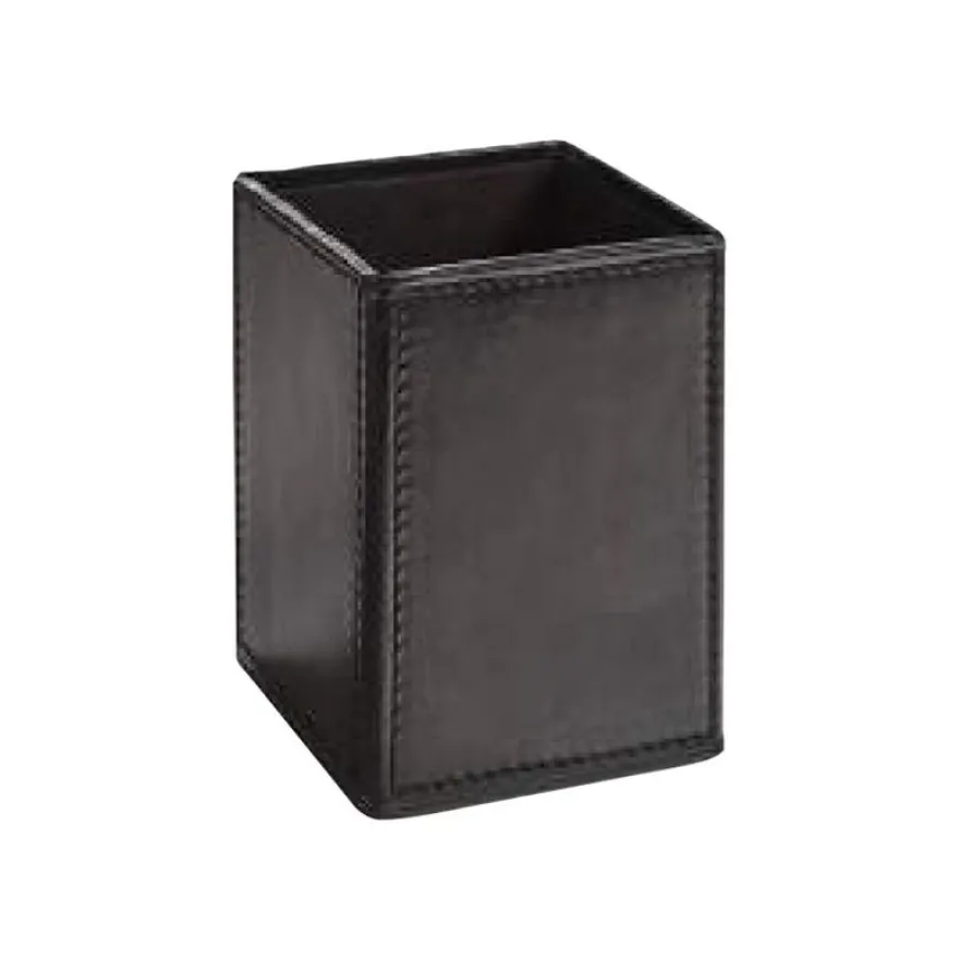 Maverick All Black - Pot à crayons - cuir noir