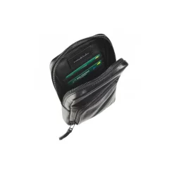 Maverick All Black - Sac à bandoulière - cuir de vachette pleine fleur tanné végétal - noir