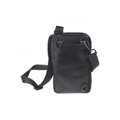 Maverick All Black - Sac à bandoulière - cuir de vachette pleine fleur tanné végétal - noir